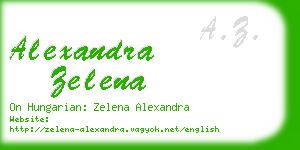 alexandra zelena business card